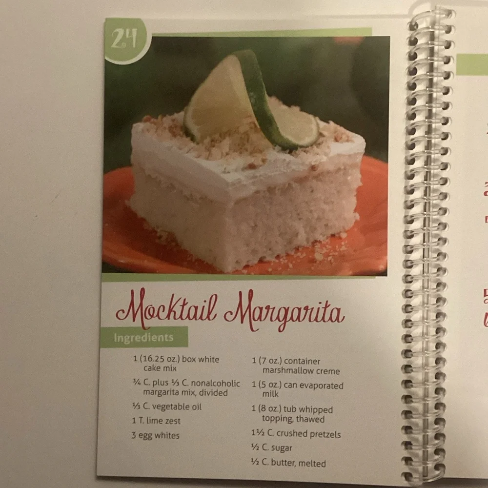 Poke Cakes Cookbook  Blue and White Cover